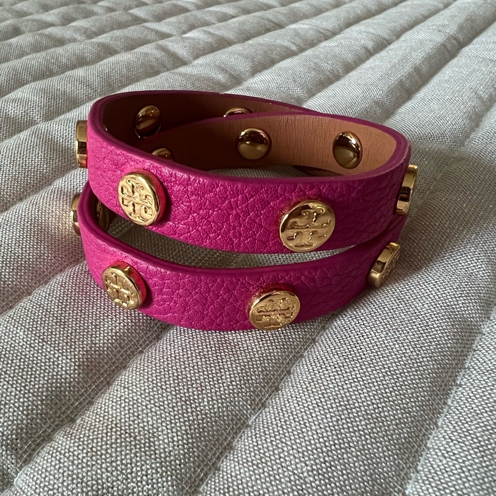 Tory Burch leather wrap bracelet - NWOT